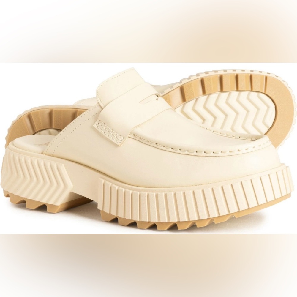 Sorel Ona Ave Penny Loafer Mule (Women) Size 8 Honey White